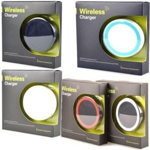 price factory universal qi wireless power charging charger pad kit for iphone and for samsung with retail box