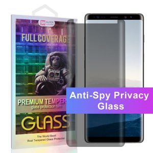 privacy glass anti spy for samsung galaxy s9 s8 plus note 9 case friendly glass anti-spy curved protector film for s7 edge note 8 with box