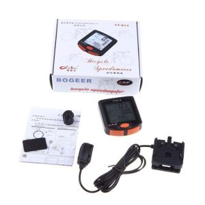 promotion price bogeer yt-813 wired bike cycling bicycle computer odometer backlight lcd speedometer riding accessories