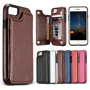 pu leather back cover wallet case for iphone 11 pro xs max xr samsung note 9 s9 s10 plus s10e note 10 plus iphone x 8 7 plus opp package