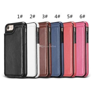 pu leather back cover wallet case for samsung s9 s900 plus note 8 s8 s8 plus iphone x 8 7 plus opp package