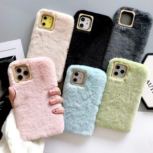 pure plush winter soft lint case conque for iphone 11 pro max 11 xs max xr x 8 7 6 6s plus