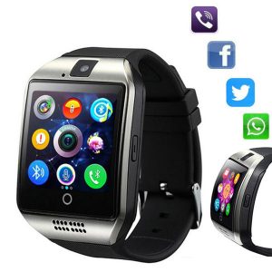 q18 smart watch bluetooth smart watches for android cellphones support sim card camera answer call with retail box