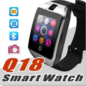 q18 smart watch watches bluetooth smartwatch wristwatch with camera tf sim card slot / pedometer / anti-lost / for apple android phones