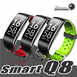 q8 fitness tracker smart watch blood pressure heart rate sleep camera remote oxygen monitor smart wristband bracelet for andriod