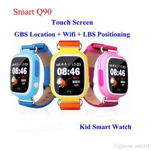 q90 bluetooth smart watches for android phones iphone kid smart watch with fitness tracker gps wifi lbs wear clock wearable dev