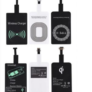 qi wireless fast charger receiver charging adapter receptor receiver for iphone 7 6 6s plus sumsung android type c