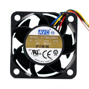 qihong avc dytb0420b2s 4020 12v 0.60a 4cm 4-wire pwm heat dissipation fan