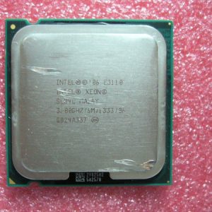 qty 1x intel xeon e3110 cpu 3.0ghz/6mb/1333mhz lga775 slapm slb9c