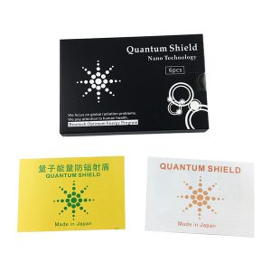 quantum shield sticker mobile phone sticker for cell phone anti radiation protection from emf fusion excel anti-radiation 6pcs/box