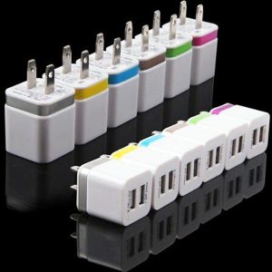 quick charge dual usb ports eu us ac home wall charger power adapter for samsung galaxy s6 s7 s8 s10 note 10 htc lg android phone