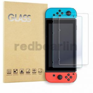 real 9h ultra-clear tempered glass screen protector film for nintendo switch protective film cover for nintendo switch 2017 ns accessories