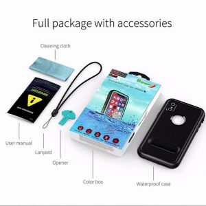 redpepper waterproof case shockproof dirt-resistant diving underwater cases cover for iphone xs max xr 8 7 6s plus samsung s10 plus note 10