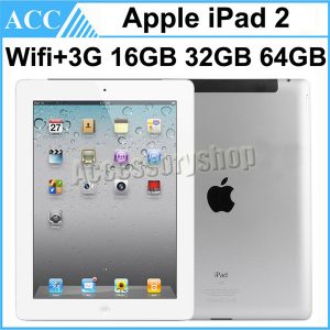 refurbished original apple ipad 2 wifi + 3g cellular 9.7 inch 16gb 32gb 64gb ios dual core 1ghz a5 chipset tablet pc dhl 1pcs