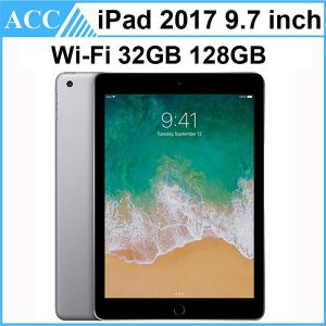 refurbished original apple ipad 2017 9.7 inch 5th gen wifi version a9 chipset dual core 2gb ram 32gb 128gb rom tablet pc dhl 1pcs