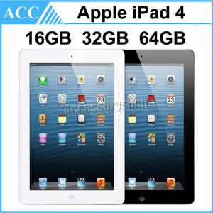 refurbished original apple ipad 4 wifi version 16gb 32gb 64gb 9.7 inch retina display ios dual core a6x chipset tablet pc dhl 1pcs