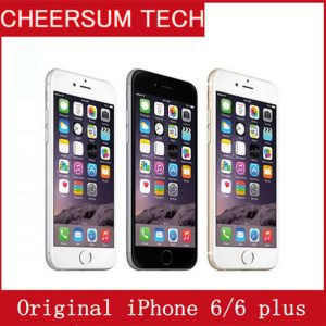 refurbished unlocked apple iphone 6/6 plus cell phones 1gb ram 16/64gb rom 4.7'ips gsm wcdma 4g lte refurbished no touch id dhl