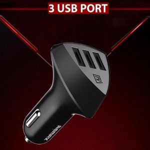 remax charger universal 3 ports car charger abs fireproof 5v 4.2a quick fast car charger with retail box for iphone samsung