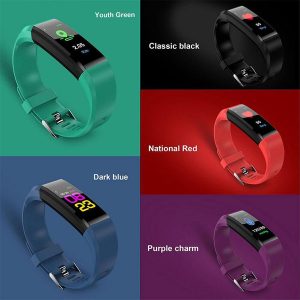 retail id115 115 plus fitness smart bracelet ip67 waterproof monitor sleep monitoring herat rate for samsung iphone android