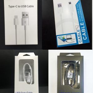 retail package bag boxes packaging box for phone type c micro usb charger data cable samsung galaxy s4 s6 s8 s9 s10 note 9 8 7 6 universal