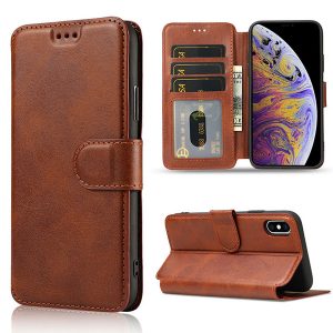 retro card slot leather case for iphone x xs max shockproof leather cover case for iphone 8 7 plus protective case