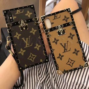 retro trendy print letter phone case for iphone x xs max xr 7 7plus 8 8plus 6 6s plus tpu pu leather back cover fashion show designer