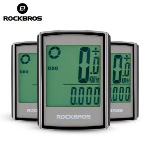 rockbros waterproof bicycle computer lcd backlight satch wireless cycling bike computer speedometer odometer mtb accessories