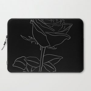 rose Computer Cover by minimaliste - Laptop Sleeve - 15"