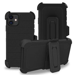 rugged defender case for apple iphone 11/11 pro/11 max/iphone11/7/8/xr/xs max 3 in 1 cases front plastic belt clip combo holster cover