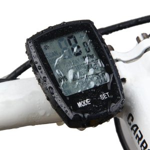 rutveing bicycle computer wireless & wired multi-function led screen back light waterproof handlebar satch bike accessories