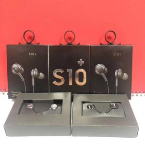 s10 in ear earphones earbuds with remote control and mic for samsung s10e s9 s8 plus 3.5mm headphone with retail packaging box eo-ig955