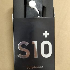 s10 in ear earphones earbuds with remote control and mic for samsung s10e s9 s8 plus 3.5mm headphone with retail packaging box eo-ig955