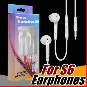 s6 s7 earphone earphones j5 headphones earbuds headset for jack in ear wired with mic volume control 3.5mm retail package e-ej