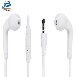 s6 wired headset stereo in-ear earphone microphone straight into 3.5mm game dual channel music headset pk s7