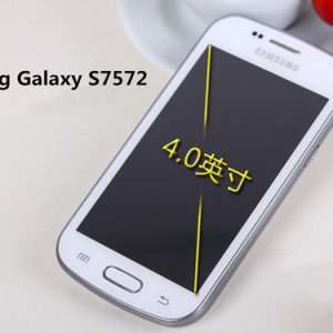 samsung galaxy trend duos ii s7572/s7562i 3g wcdma cell phones rom 4.0inch dual core 3.0mp android refurbished unlocked original phone