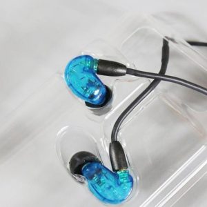 se215 earphones english version black clear in-ear earphones handsheadset 10pcs quality