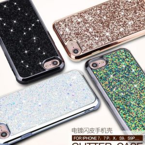 sell 2in1 slim with perfect protection case soft tpu glitter case slim dual layer protection phone case cover for iphone for samsung s9