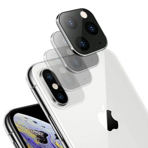 sell second change camera protector for iphone xs max to 11 pro max with packing box 3d camera lens