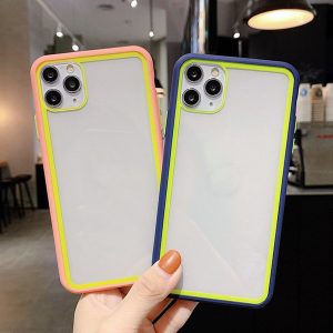 shockproof soft silicone phone cases for iphone 11 pro max xr xs 7 8 plus case transparent protection back cover