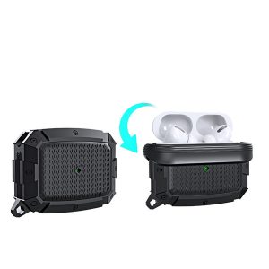 silicone case for airpods pro protector case anti-lost earbuds case with hook for airpods 3 earphones with box outdoor sports