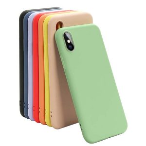 silicone case for iphone 11 pro max xs xr 8 plus 6 7 8 soft protective case waterproof and anti-fouling