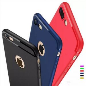 slim soft tpu silicone case cover candy colors matte phone cases shell with dust cap for iphone x xs max xr 8 7 6 plus