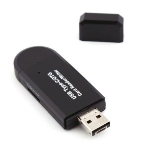 smart card reader type-c usb 2.0 otg tf micro sd memory card reader hub for macbook computer android phone universal