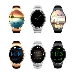 smart watch kw18 smart wristwatch compatible for ios and android system fashion shape heart rate sync wristwatchwearable smart watches