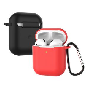 soft silicone case for airpods 2nd shockproof cover for apple air pods 2 earphone cases for air pods protector case