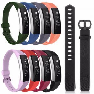 soft silicone secure adjustable band for fitbit alta hr band wristband strap bracelet watch replacement accessories