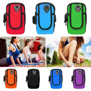 sport running workout armband flip bag case for iphone x samsung smartphone mobile phone earphone holes keys waterproof arm bags pouch