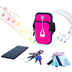 sports armband case cover running jogging arm band pouch holder bag for 4-6 inch universal for phone 2018 x xs 100pcs