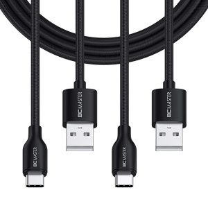 stock in germany bc master cb70 2.1m meter long usb c cable braided nylon strong fast charging cables