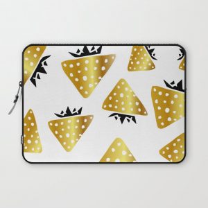 strawberry gold Computer Cover by BruxaMagica_susycosta - Laptop Sleeve - 13"